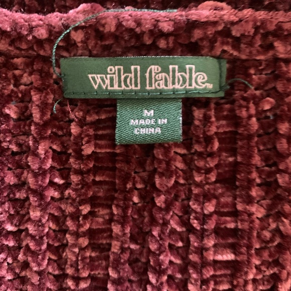 Wild Fable Cropped Sweaters Wild Fable Chenille Sweater - Picture 6 of 6